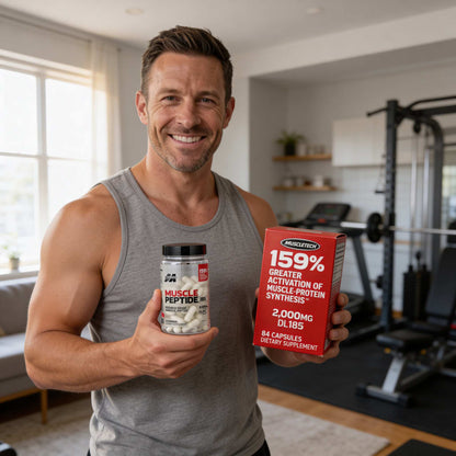 MUSCLE PEPTIDE 185 SUPPLEMENTS BUILD LEAN MUSCLE 3X FASTER