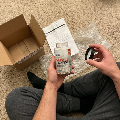 MUSCLE PEPTIDE 185 SUPPLEMENTS BUILD LEAN MUSCLE 3X FASTER
