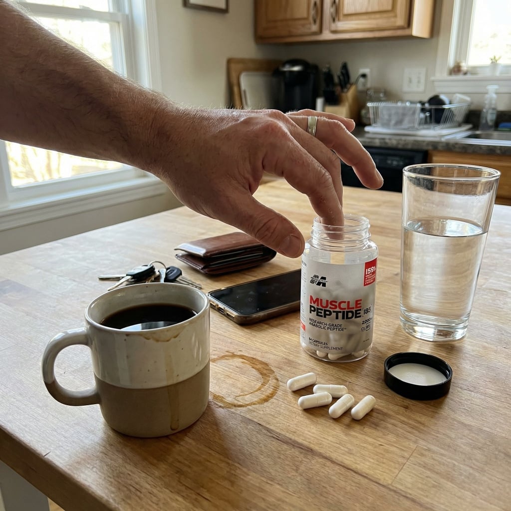 MUSCLE PEPTIDE 185 SUPPLEMENTS BUILD LEAN MUSCLE 3X FASTER